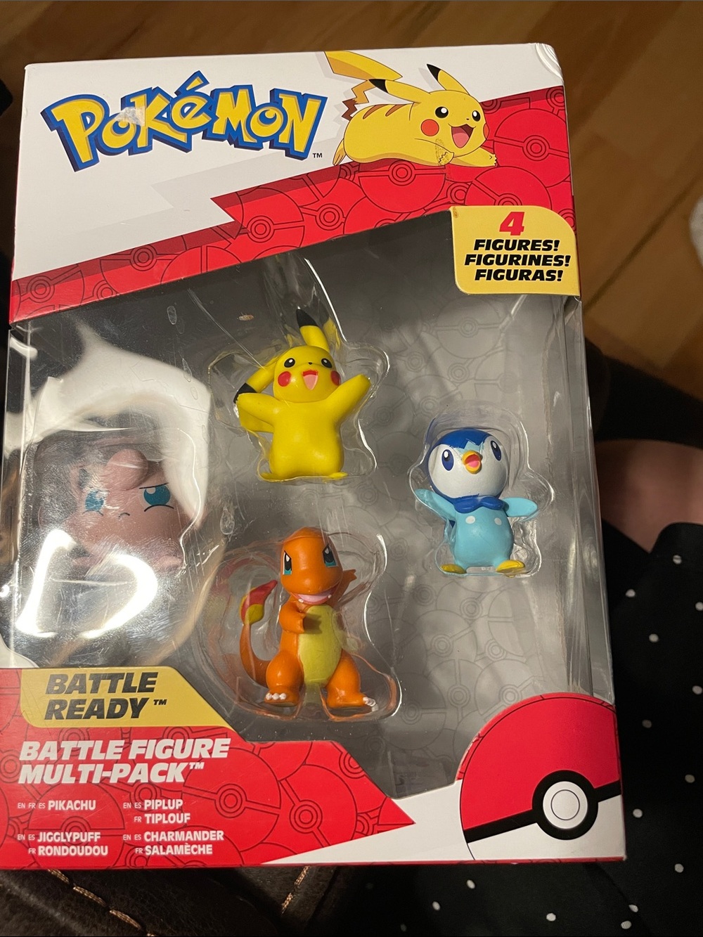 Pokemon Battle Ready 4 figure multipack Pikachu jigglypuff charmander piplup New